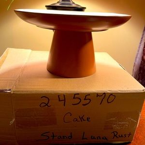 NWT, Kirkland Cake Holders, Color Luna Rust